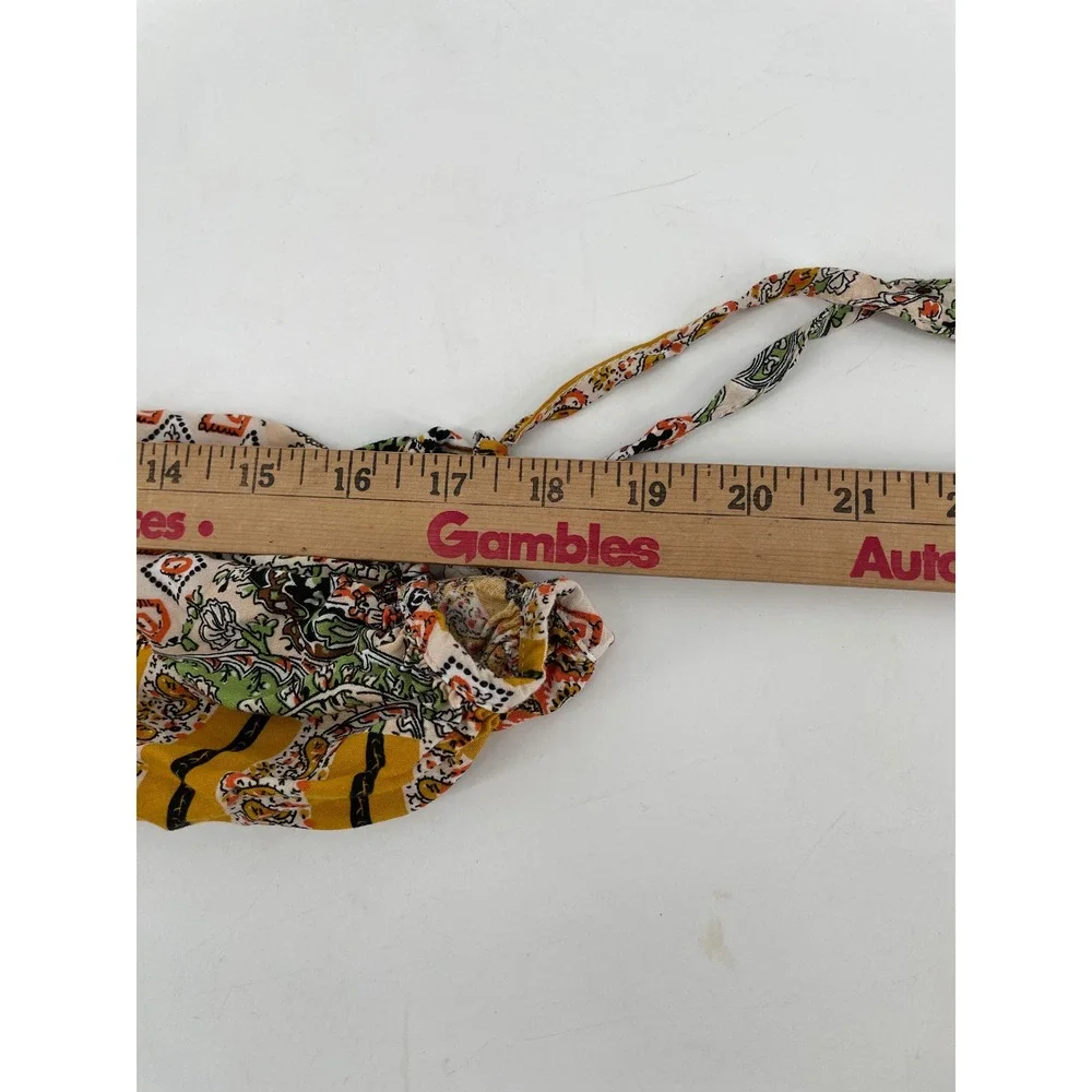 Cottagecore‎ Kimono Women XL Festival Patchwork Lace Trim Open Front
